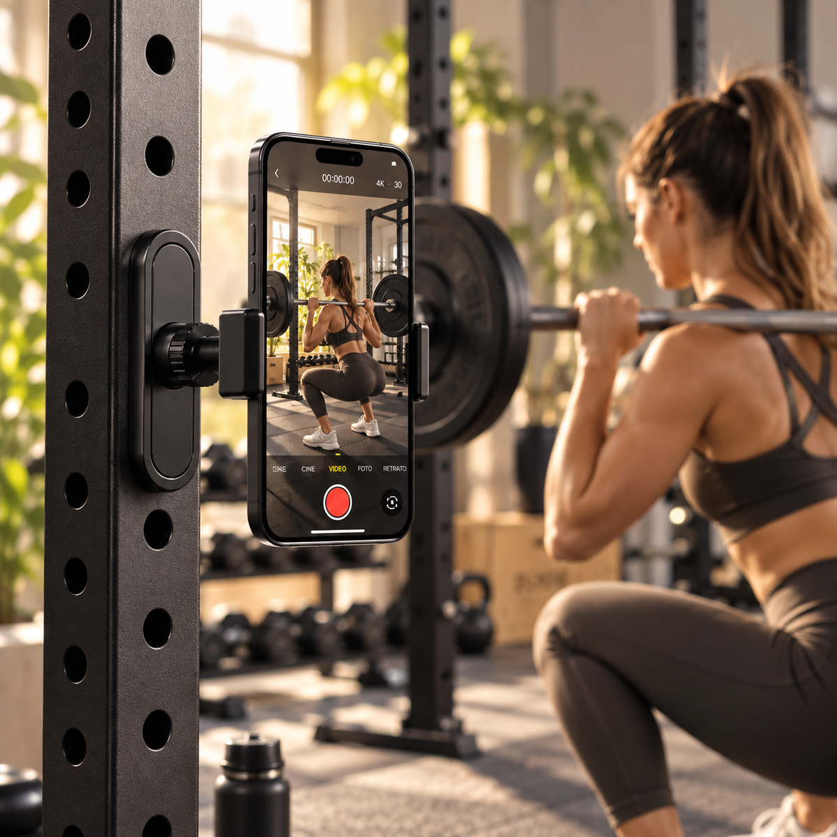 Soporte Magnético para Móvil 360° | Ideal para Gimnasio