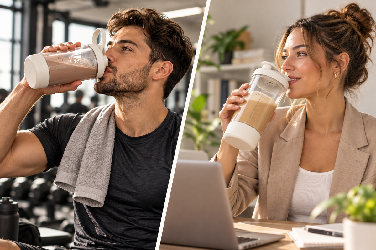 Vaso Mezclador Eléctrico 450ml | Batidos de Proteína sin Grumos